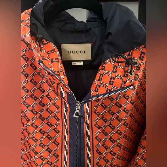 Gucci Orange Patterned Jacket - Picture 2 of 16